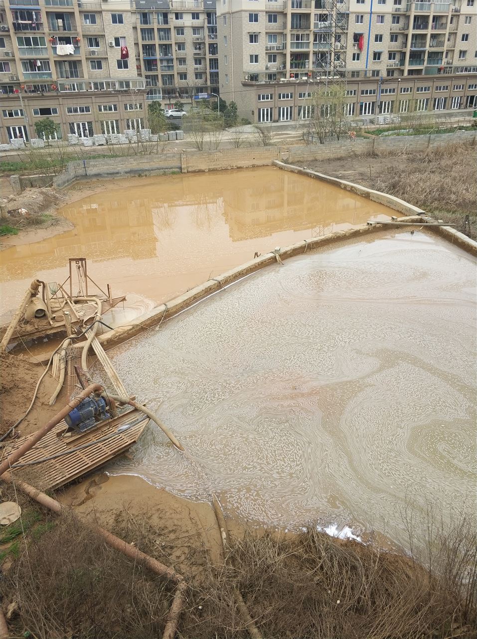 天安乡沉淀池淤泥清理-厂区废水池淤泥清淤