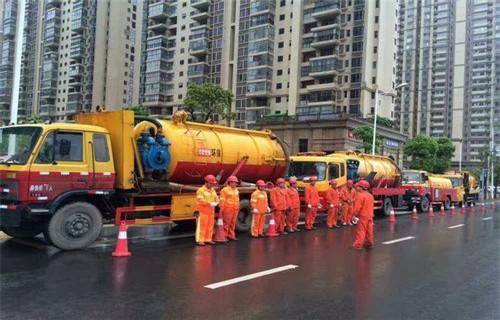天安乡市政管道清淤